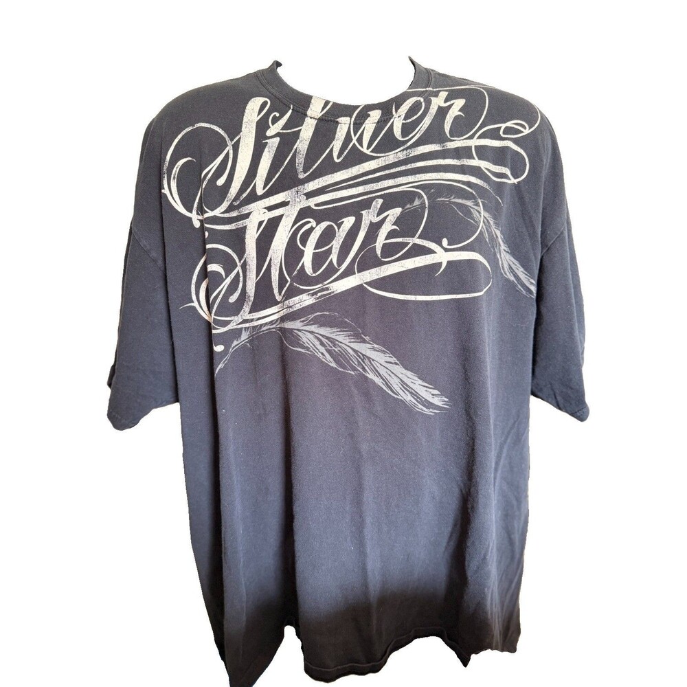 Black Vintage Men’s Silver Star Casting Co T-Shirt XXL